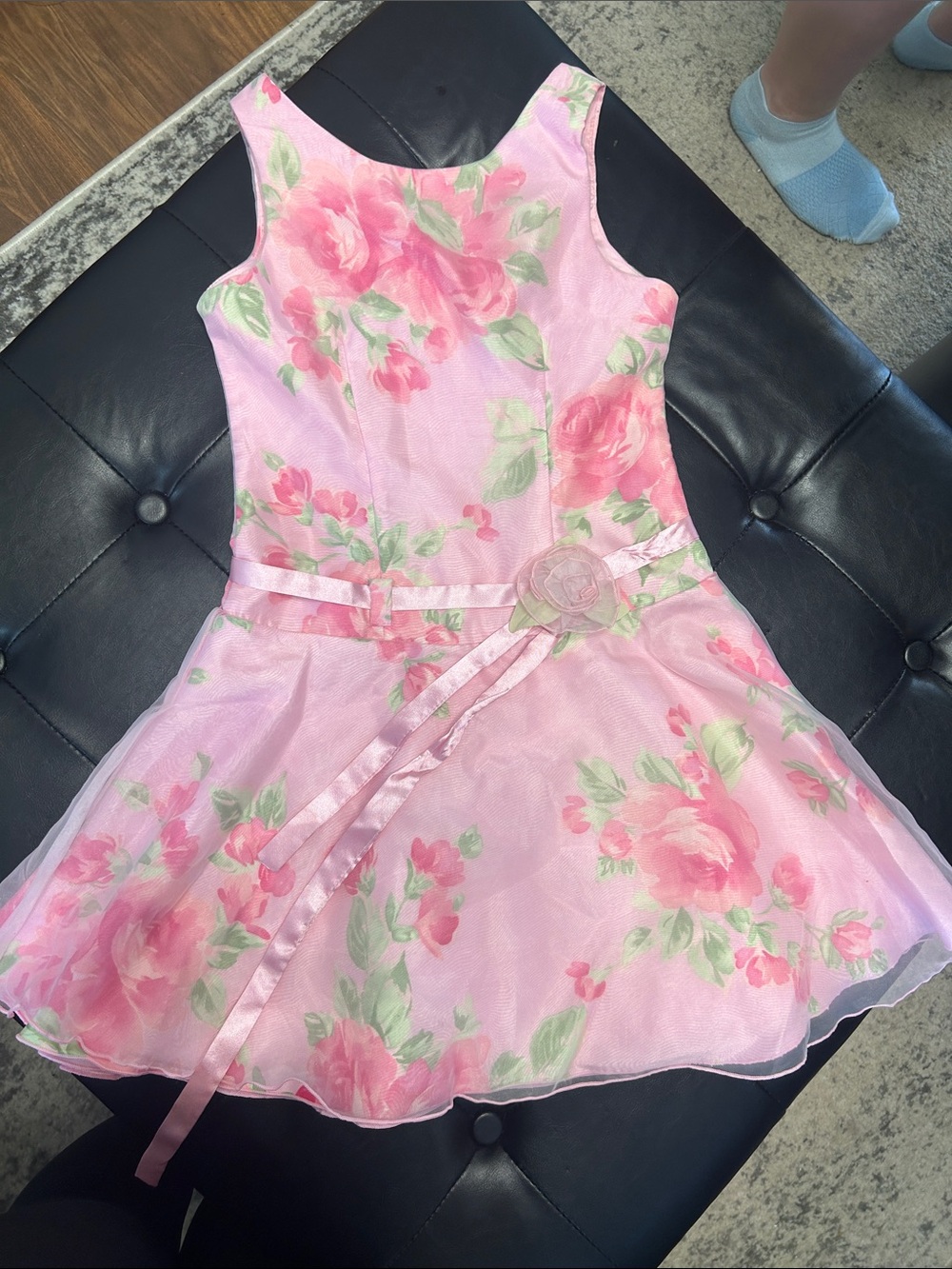 George Pink Floral Organza Dress